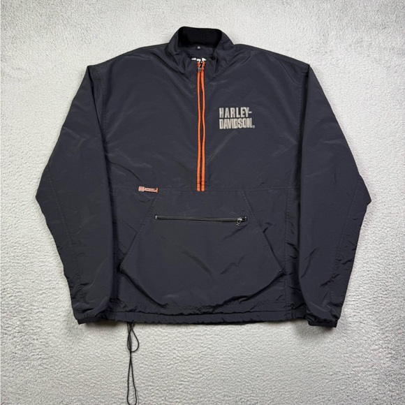 Harley Davidson windbreaker pullover - Picture 2 of 4